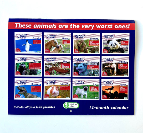 Stupidest Animals - 2021 Calendar