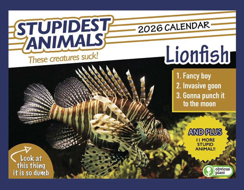 Stupidest Animals - 2026 Calendar