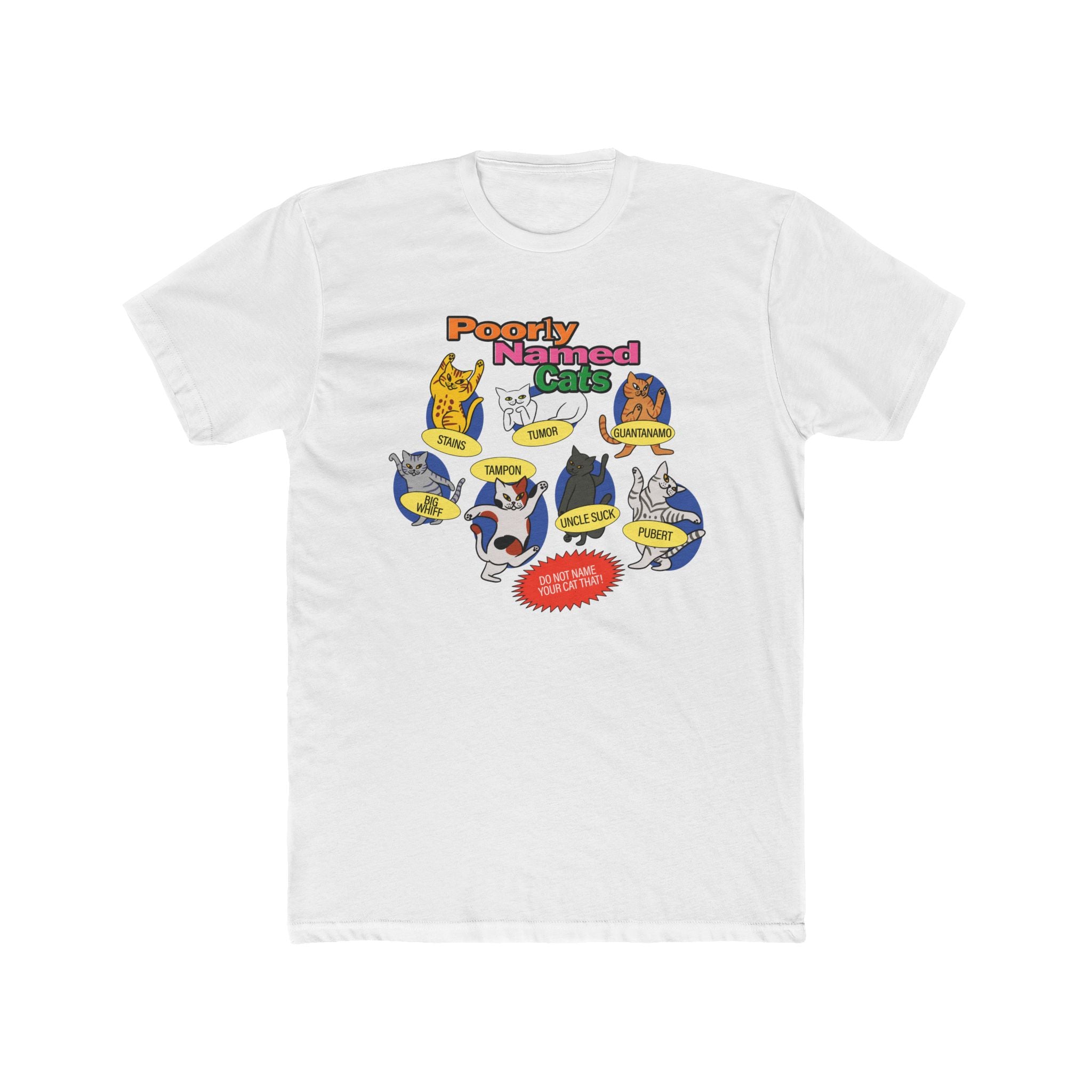 lily white cat shirt Poorly Named Cats