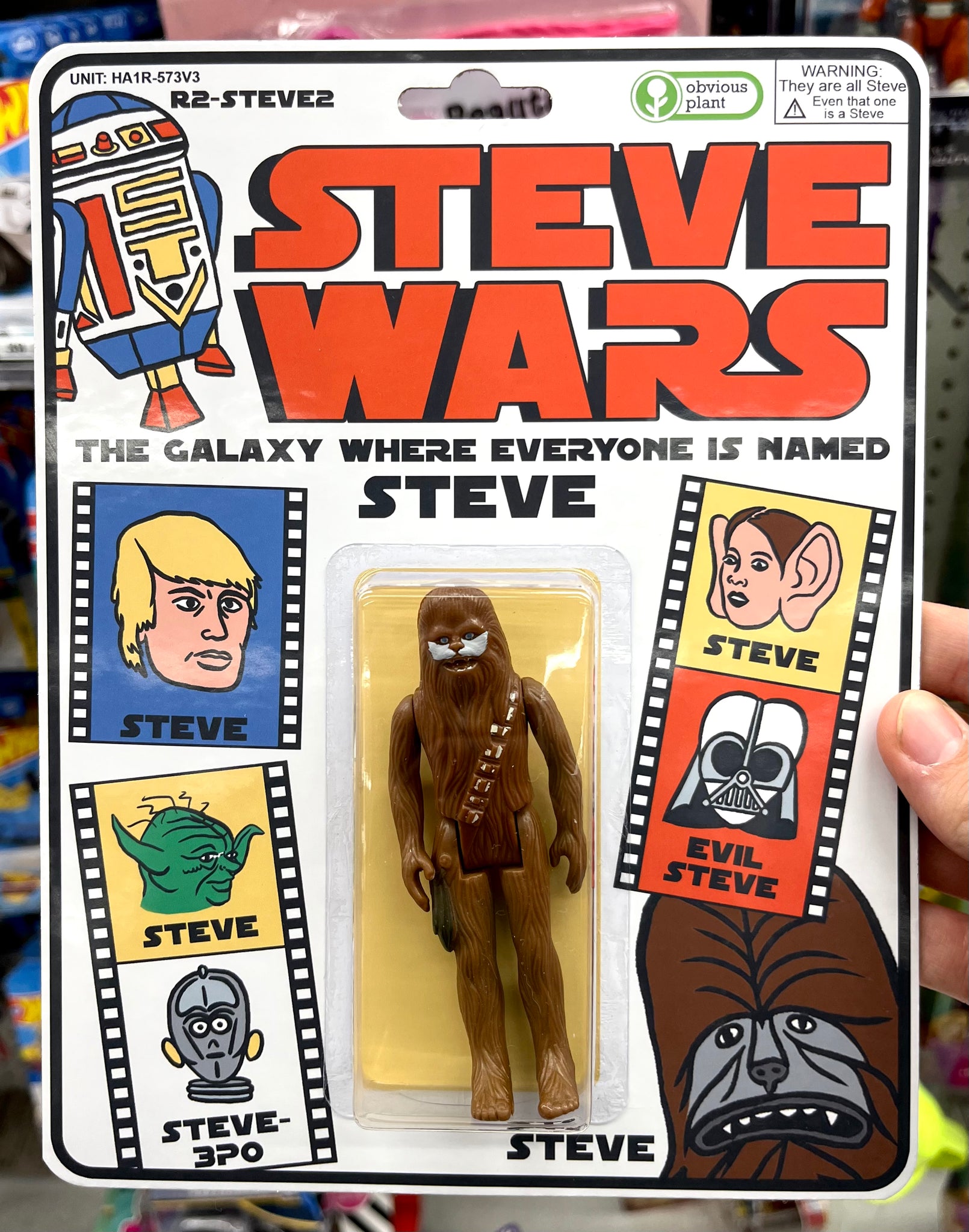 Steve Wars - Hairy Steve