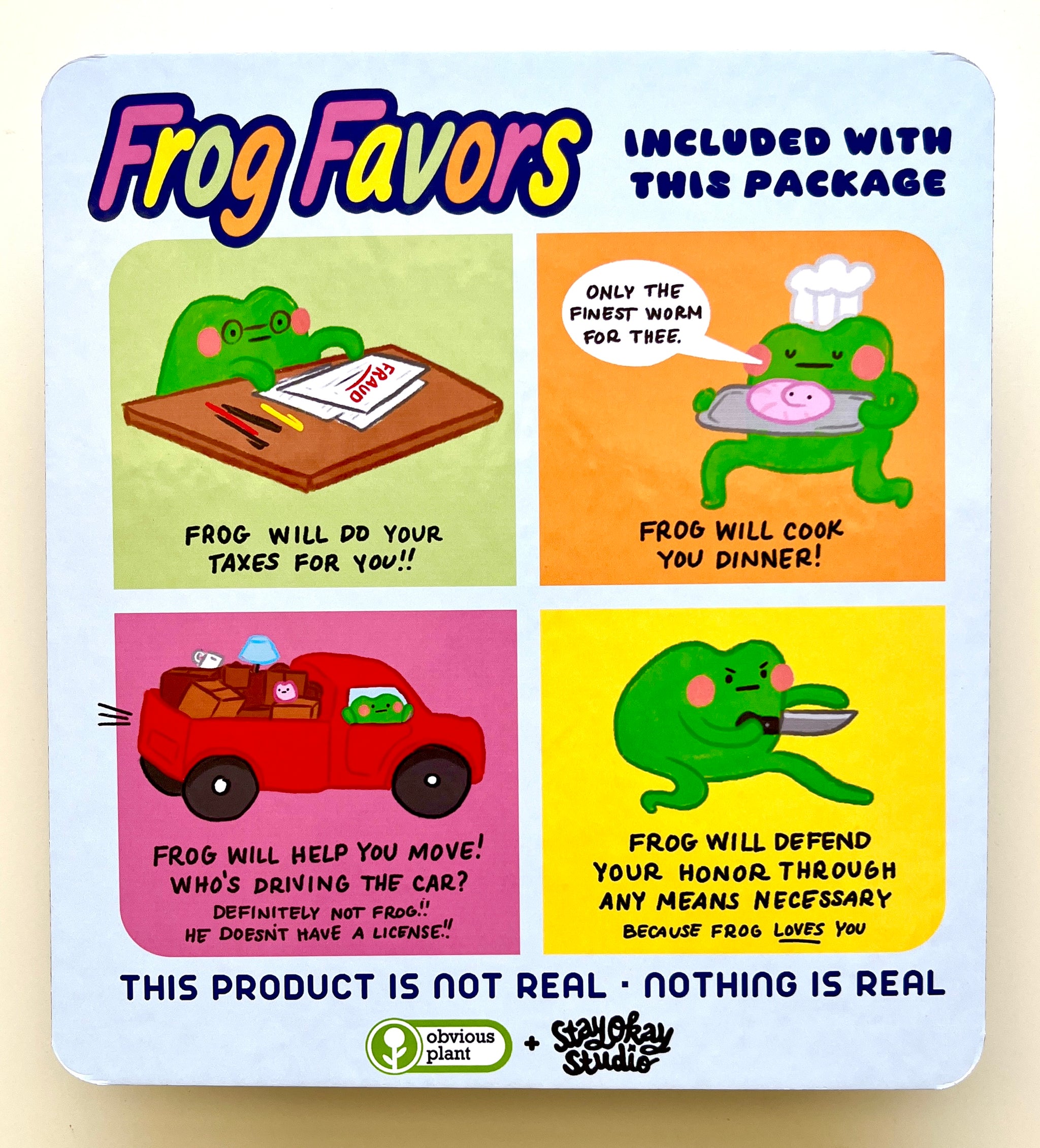 Advice From Frog – Obvious Plant