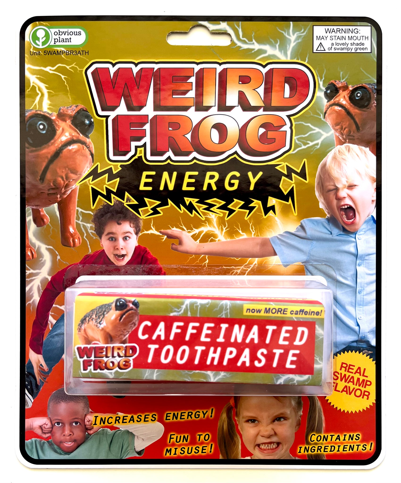 Weird Frog - Caffeinated Toothpaste – Obvious Plant