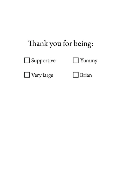 4 Types of Husband - Greeting Card