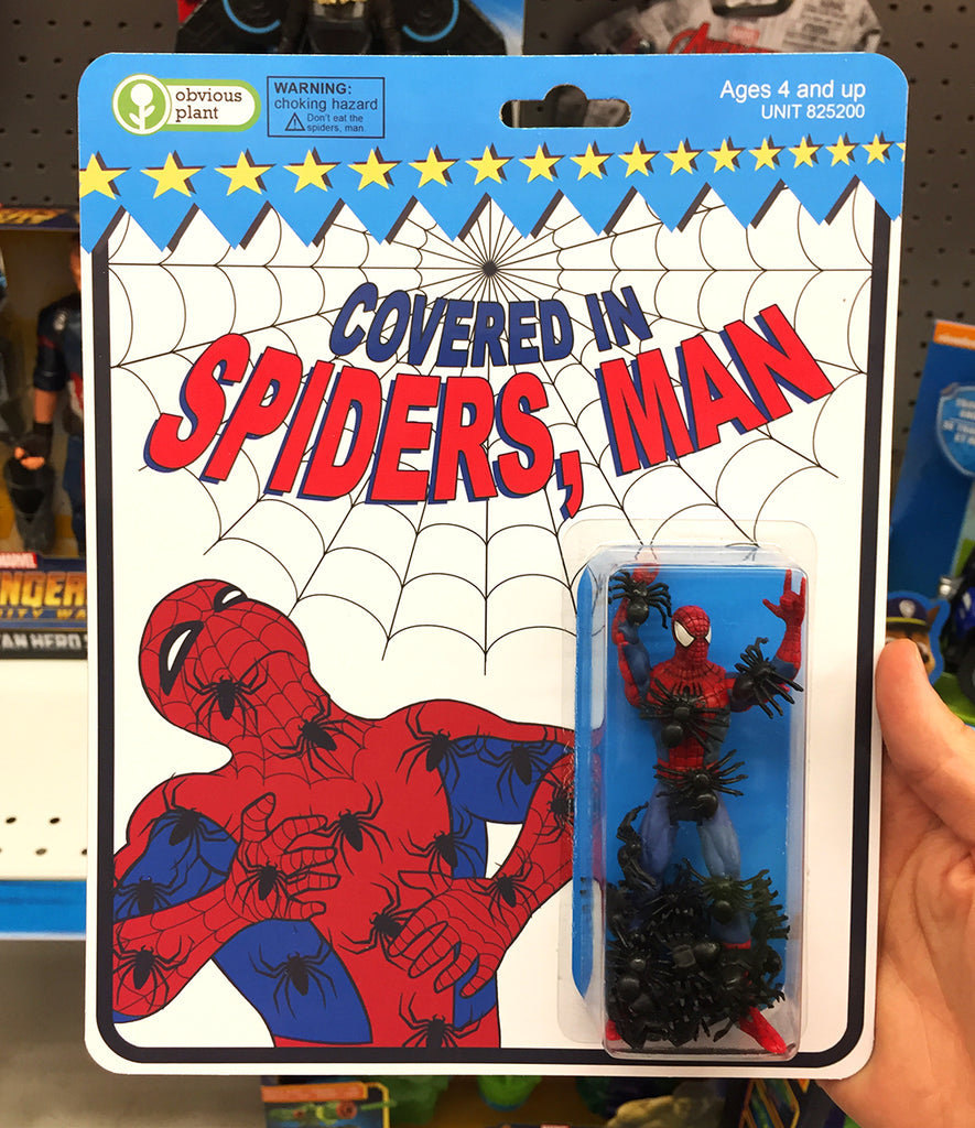 spider-plant man Covered in Spiders, Man (Bootleg Spider-Man) – Obvious Plant