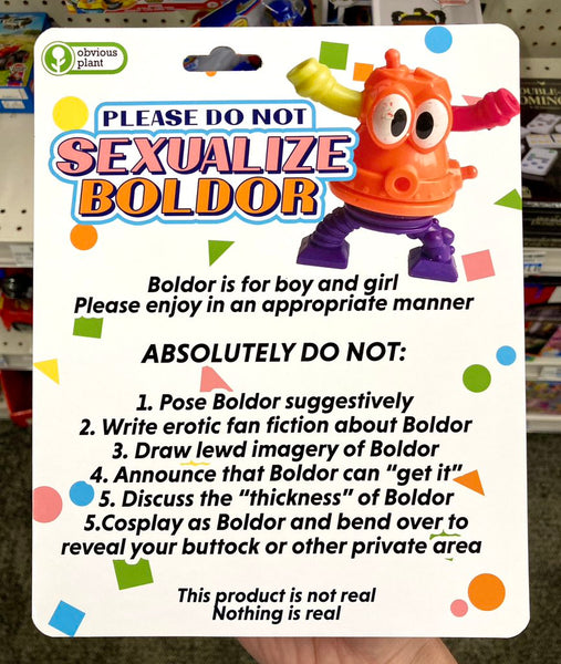 Please Do Not Sexualize Boldor