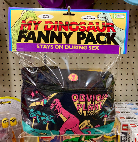 My Dinosaur Fanny Pack Stays on During Sex